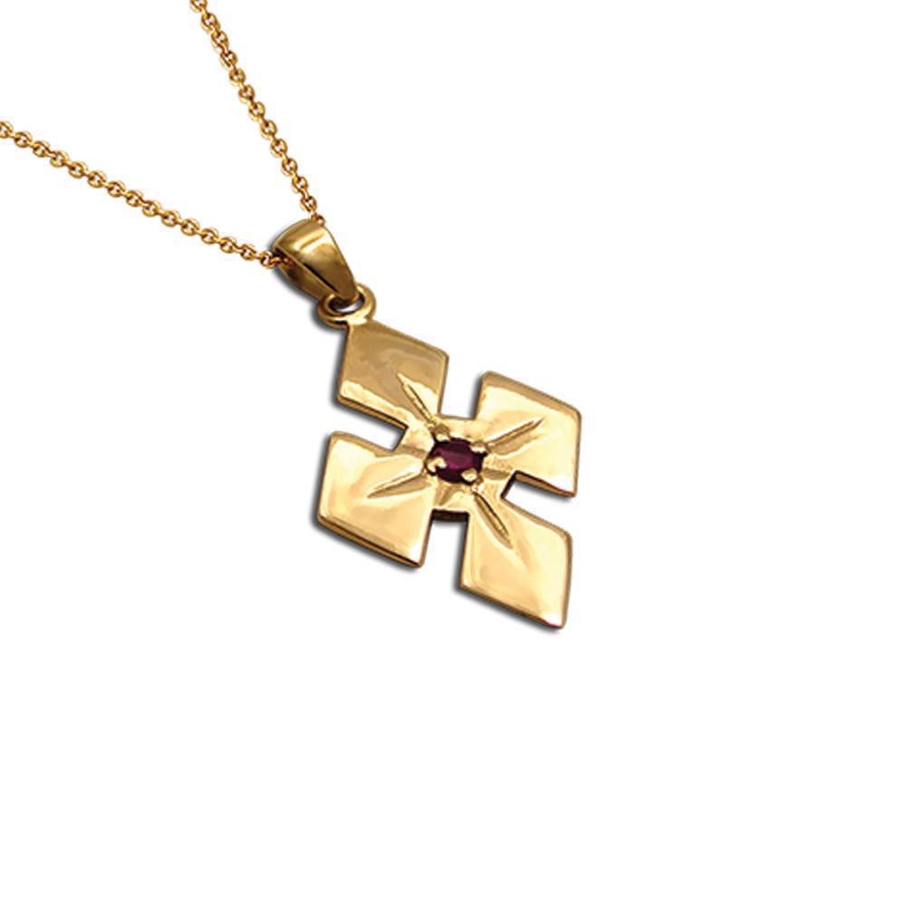 Christening Cross 14k Gold (STX-20)