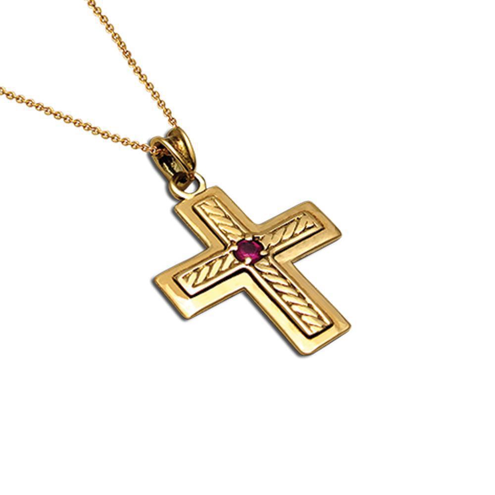 Christening Cross 14k Gold (STX-23)