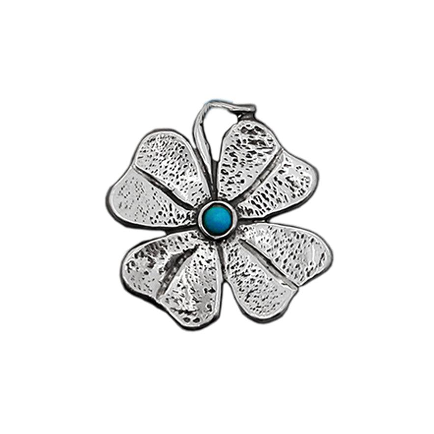 Evil Eye Charm on a tassel, House decoration, holiday decor, welcome gift, silver charm, Four leaf clover charm (GK-32)