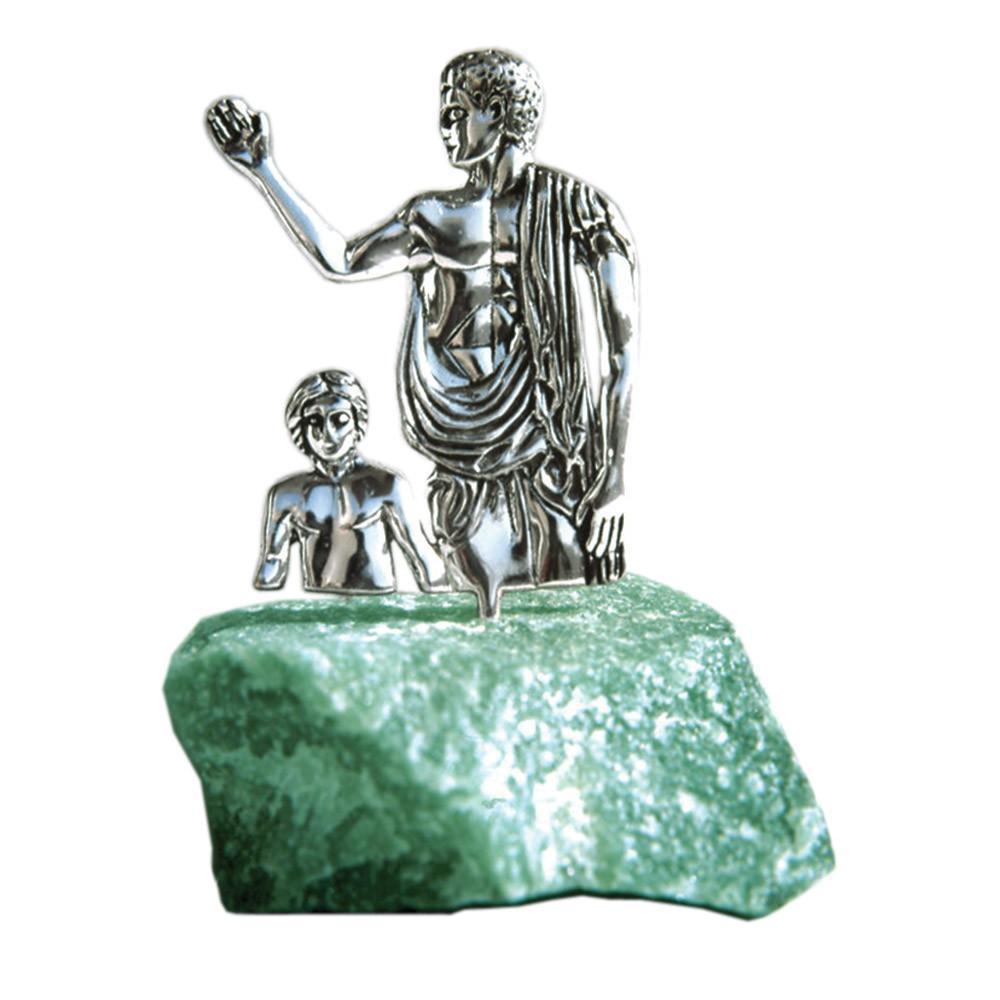 Funerary Teenager Grave Stele Representation in sterling silver (A-42-3)