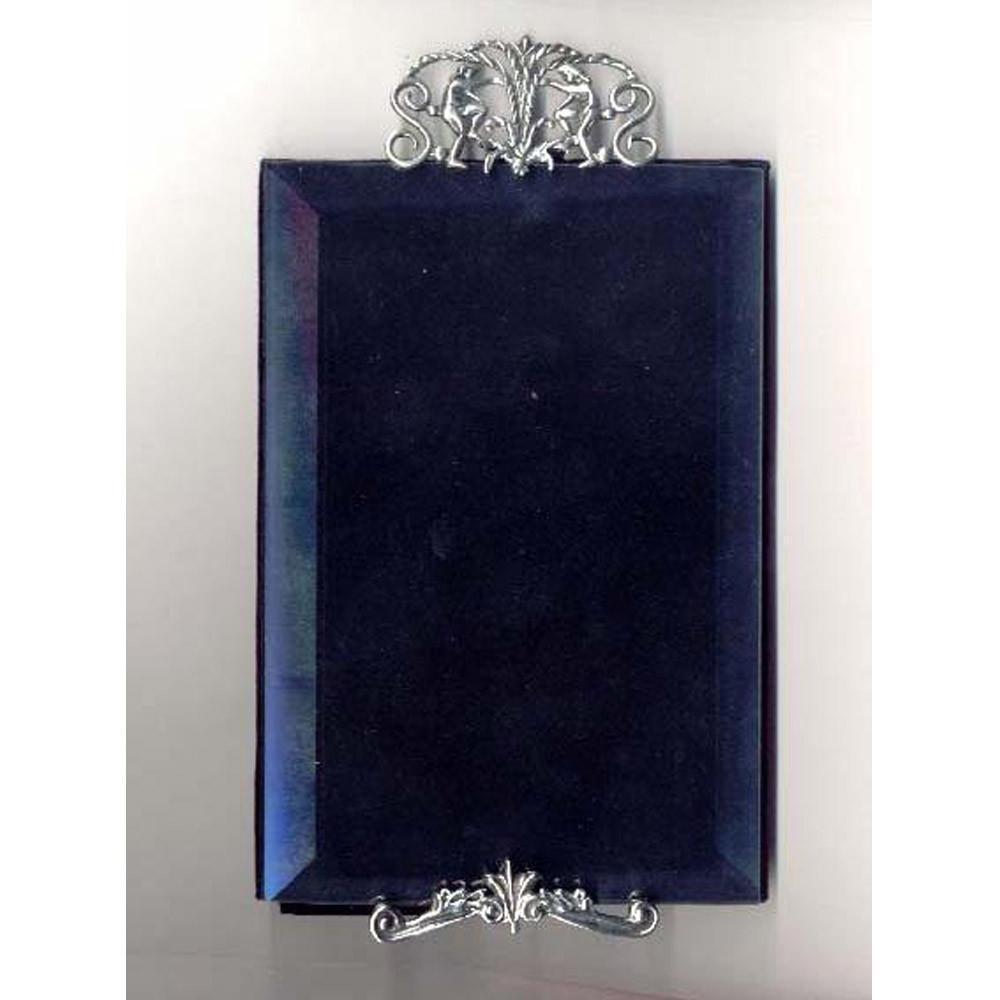 Greek Traditional Bronze Silver Plated Picture Frame (A-56)