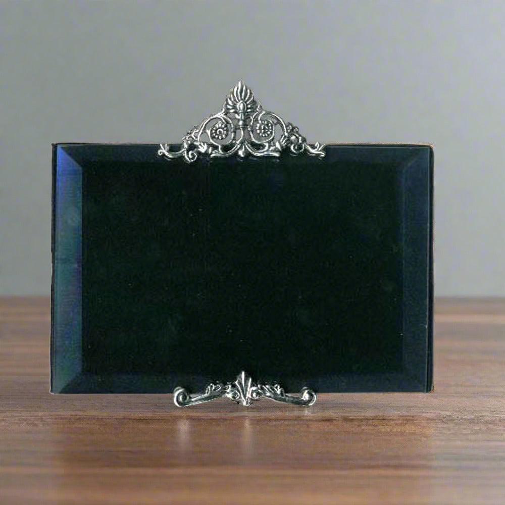 Greek Traditional Bronze Silver Plated Picture Frame (A-57)