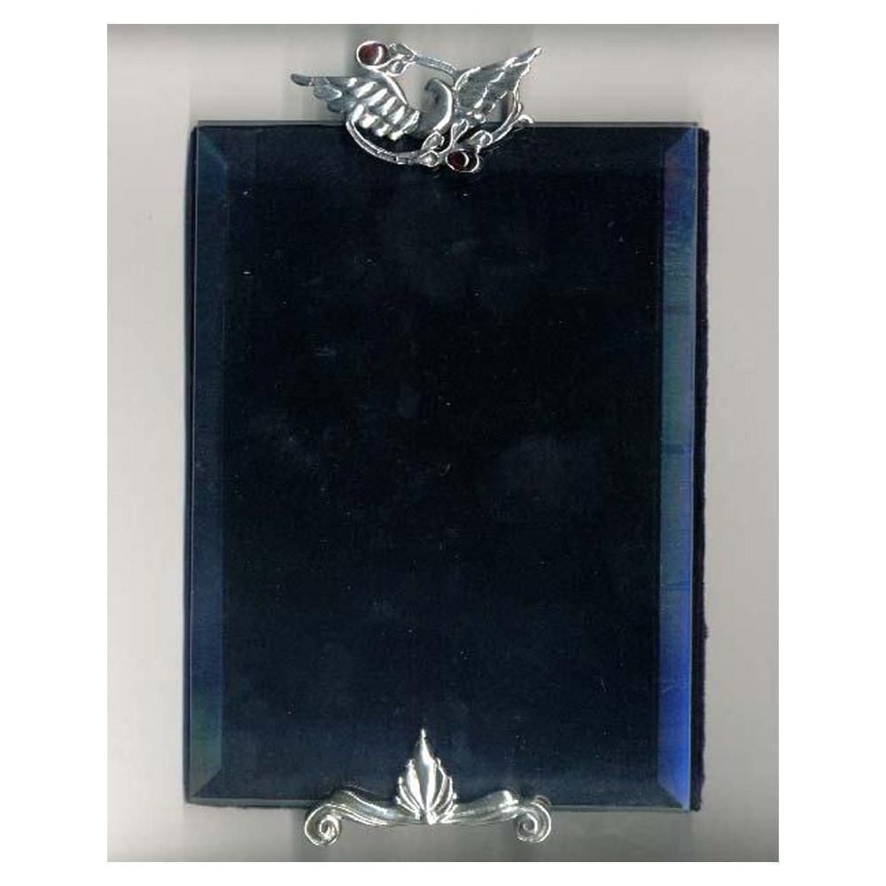 Greek Traditional Bronze Silver Plated Picture Frame (A-61)
