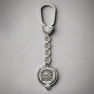 Greek Traditional Sailboat Key ring in sterling silver (MP-22)