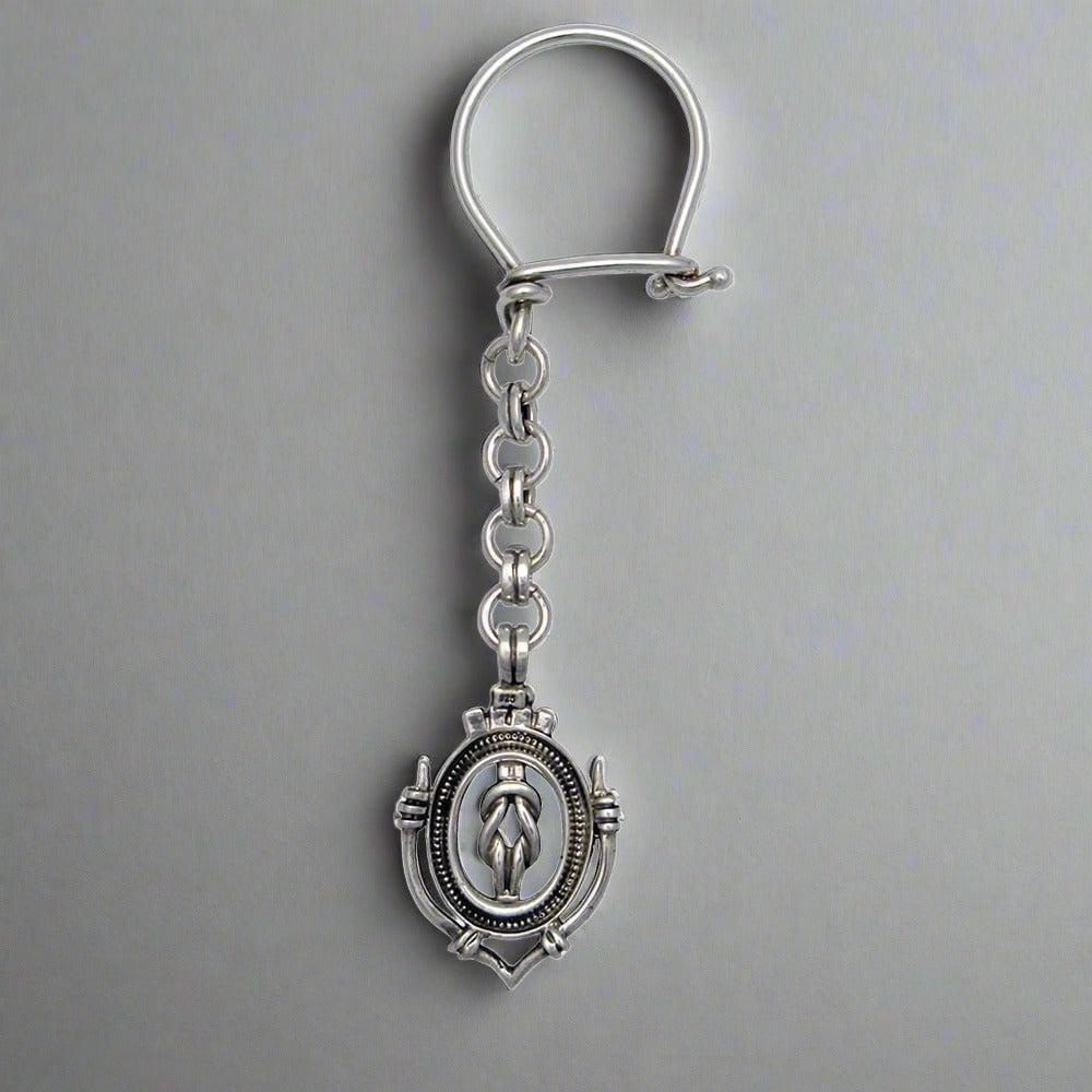 Love Knot Key ring in sterling silver (MP-23)