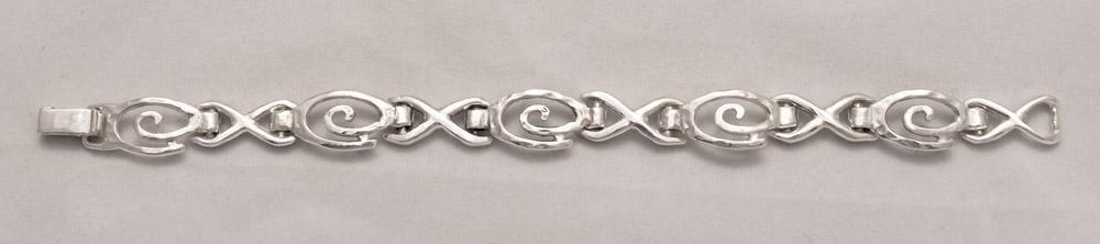 Spiral Bracelet in Sterling Silver, Spiral Bracelet (B-79)