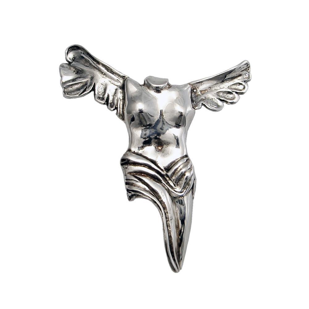 The Winged Victory of Samothrace Brooch in Sterling Silver (K-02)