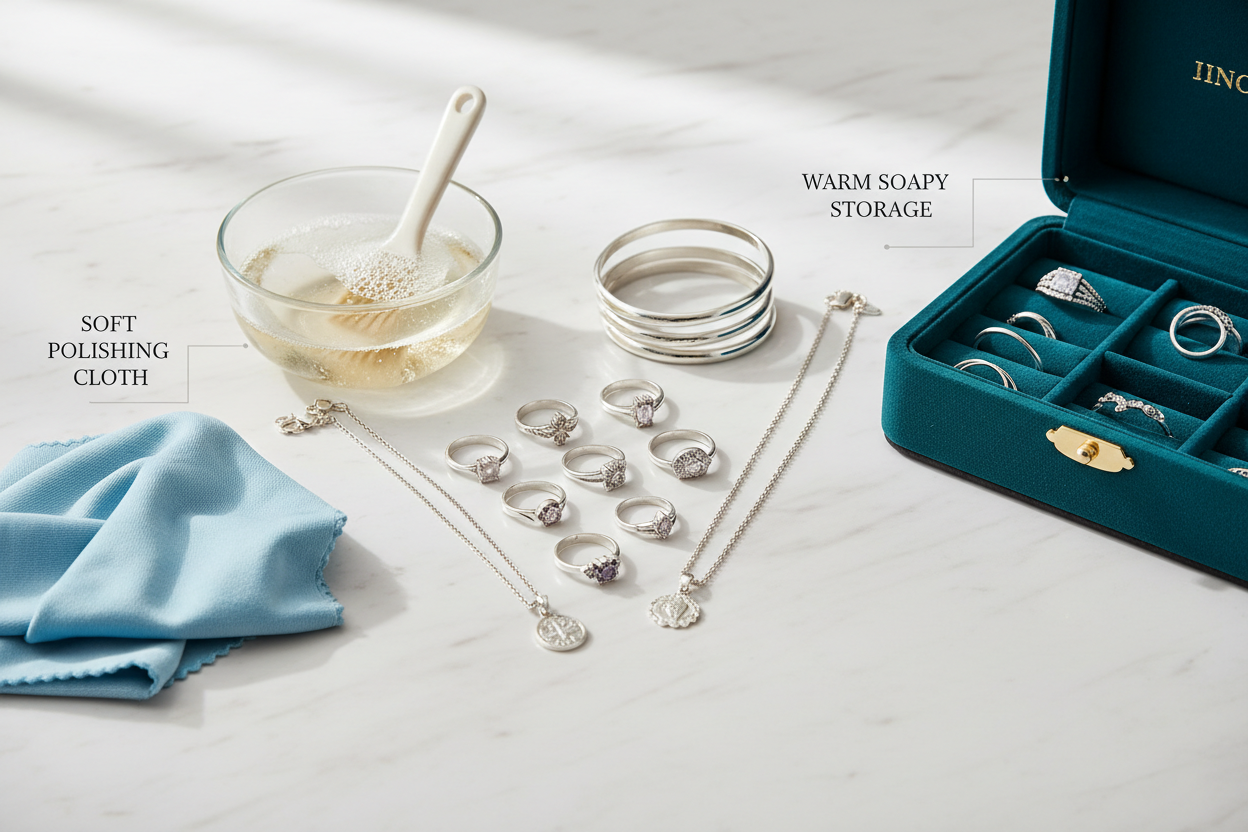 How to Care for Sterling Silver Jewelry