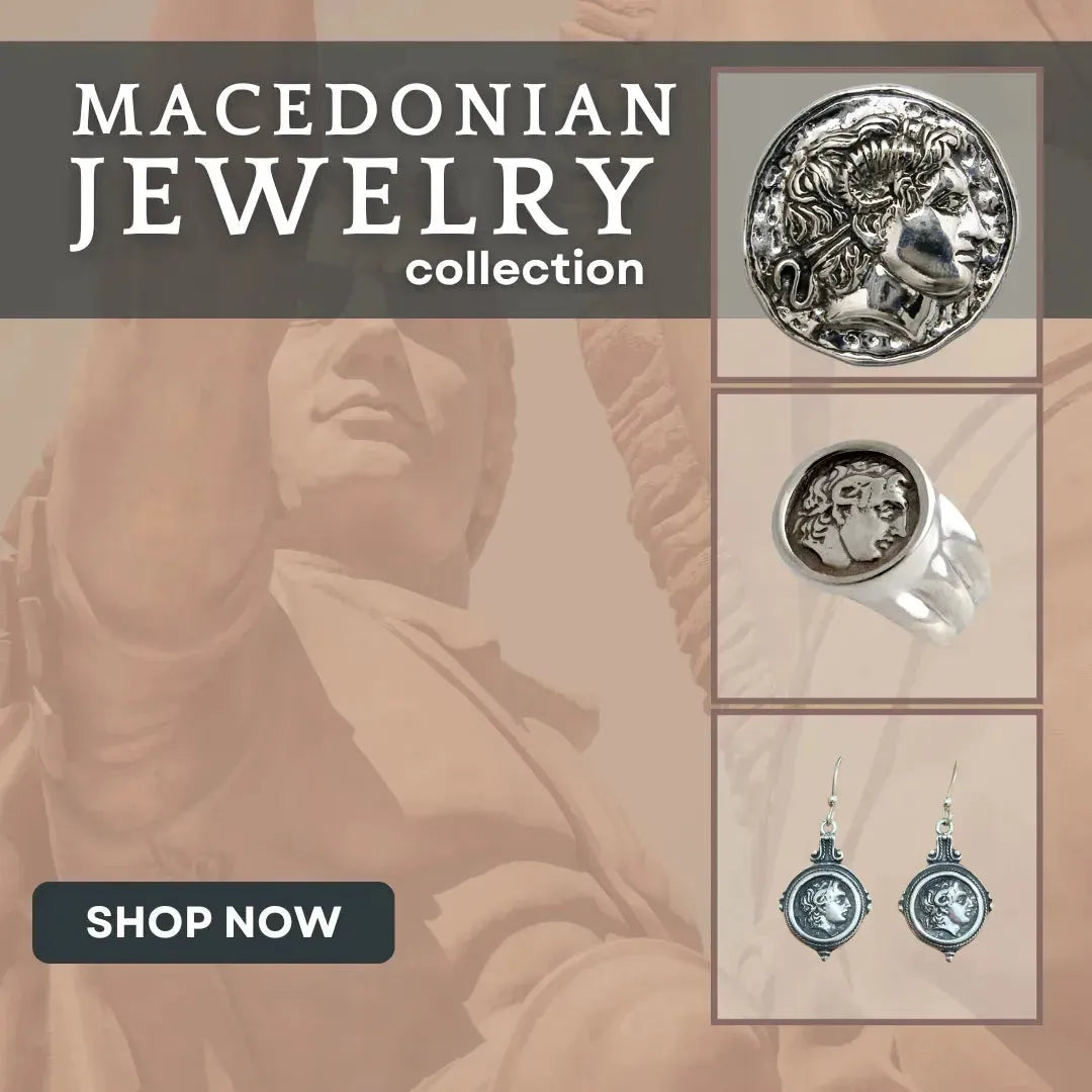 Alexander the Great Collection - Handmade Greek Silver Jewelry