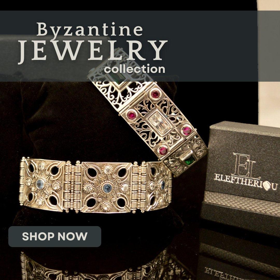 Byzantine Jewelry Collection – Handmade Greek Silver Jewelry