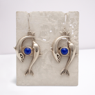 Minoan Dolphins Earrings, sterling silver earrings, Greek Jewelry, Womens Fashion