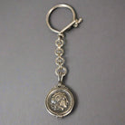 Alexander the Great keychain in sterling silver (MP-31)