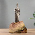 Athena Goddess statue, Piraeus Athena Greek Goddess of Wisdom and War, Sterling Silver Statue (A-04)