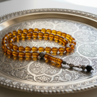 Authentic Mastic Amber Beads Komboloi (ROS-01)