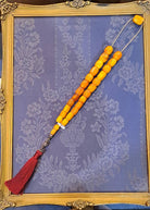 Authentic Old Amber Komboloi, Collectible Prayer Beads (ROS-44)