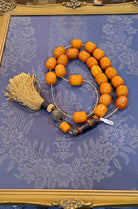 Authentic Old Amber Komboloi – Genuine Amber Rosary, Healing Properties (ROS-46)