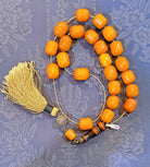 Authentic Old Amber Komboloi (Old Amber Rosary) (ROS-46)