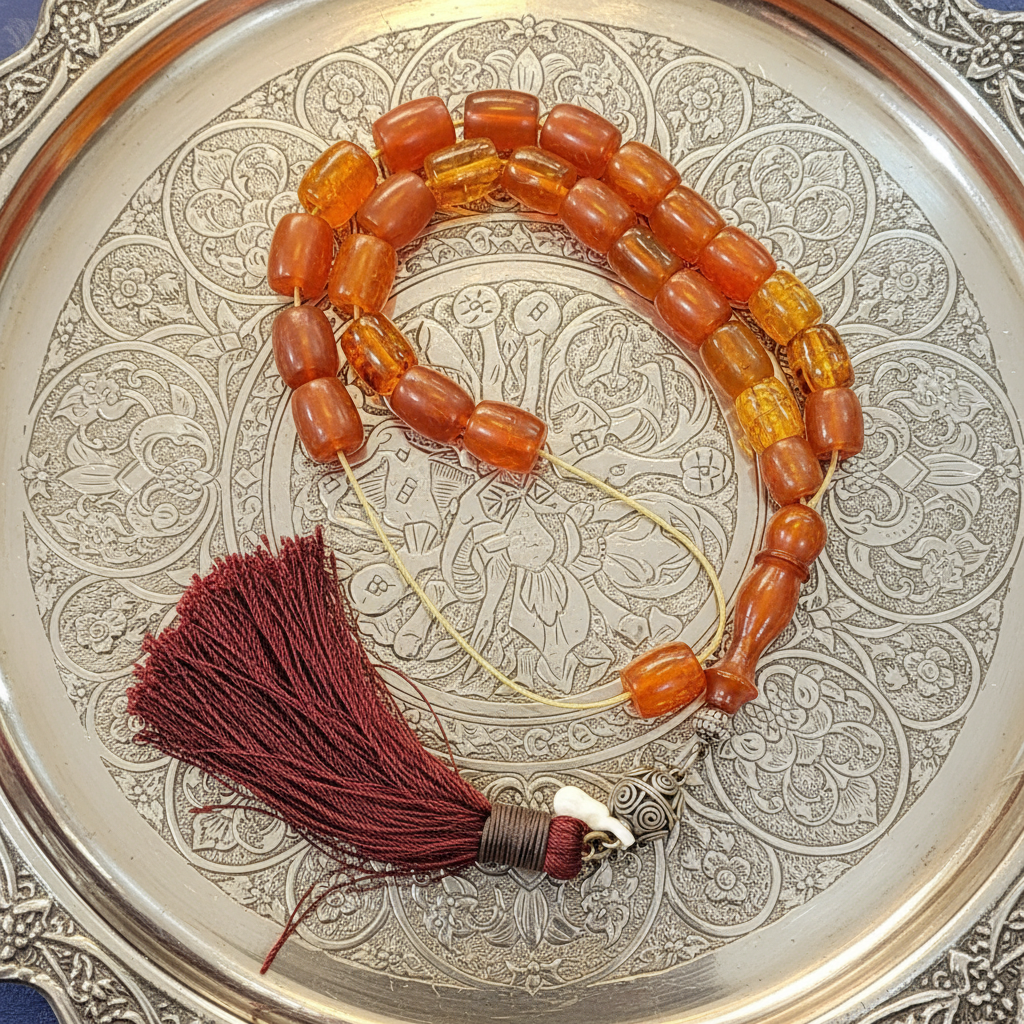 Authentic Old Amber Komboloi (ROS-55)