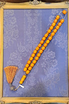 Authentic Old Amber Komboloi – Smooth Polished Prayer Beads (ROS-53)