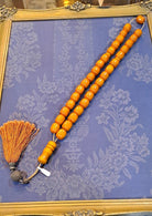 Authentic Old Amber Komboloi – Smooth Polished Prayer Beads (ROS-53)