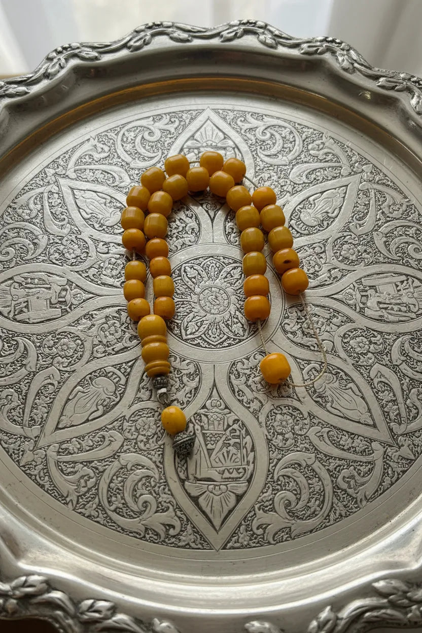 Authentic Old Faturan Beads Komboloi (ROS-02)