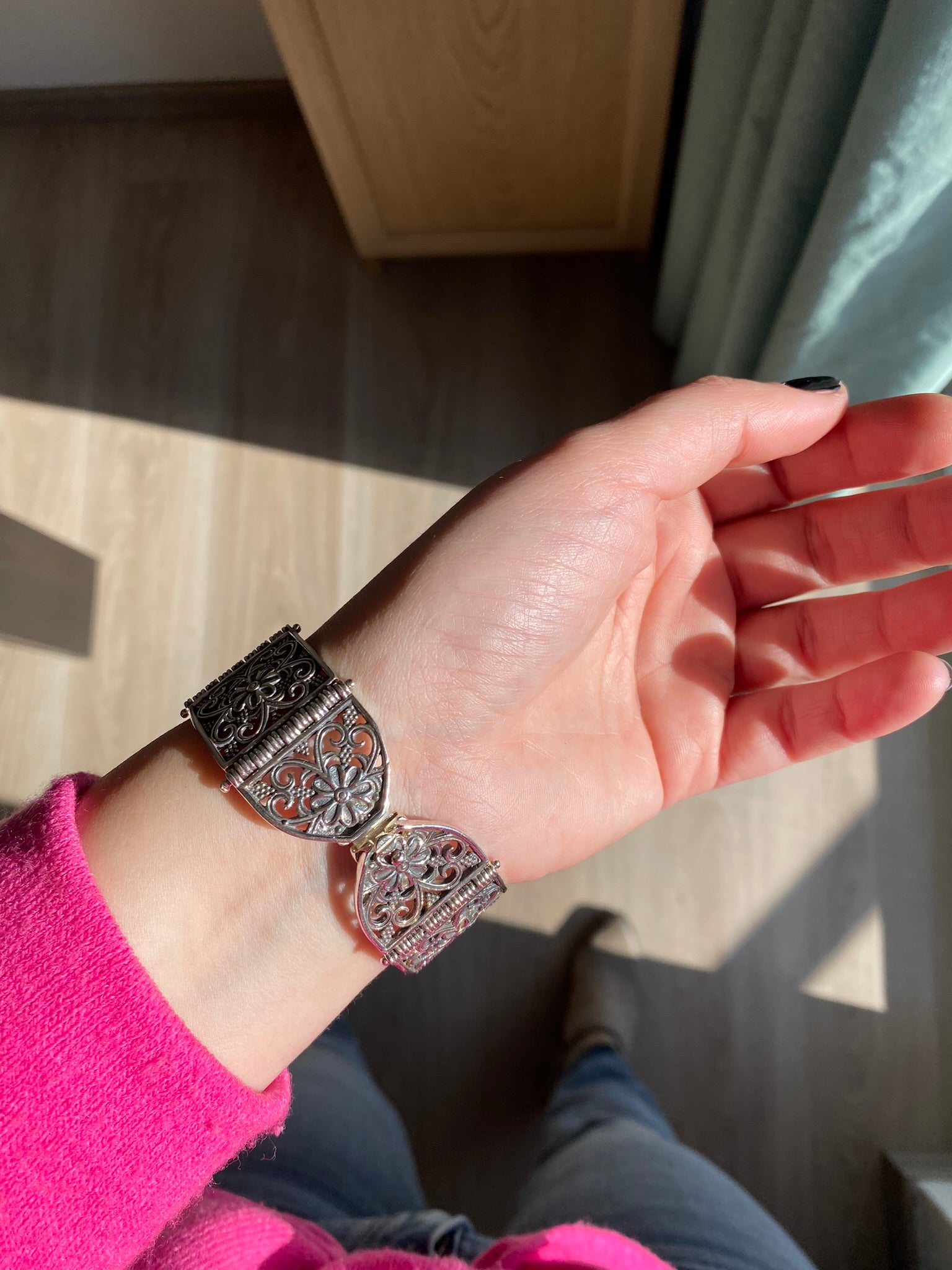 Byzantine Bracelet in Sterling Silver (B-32)