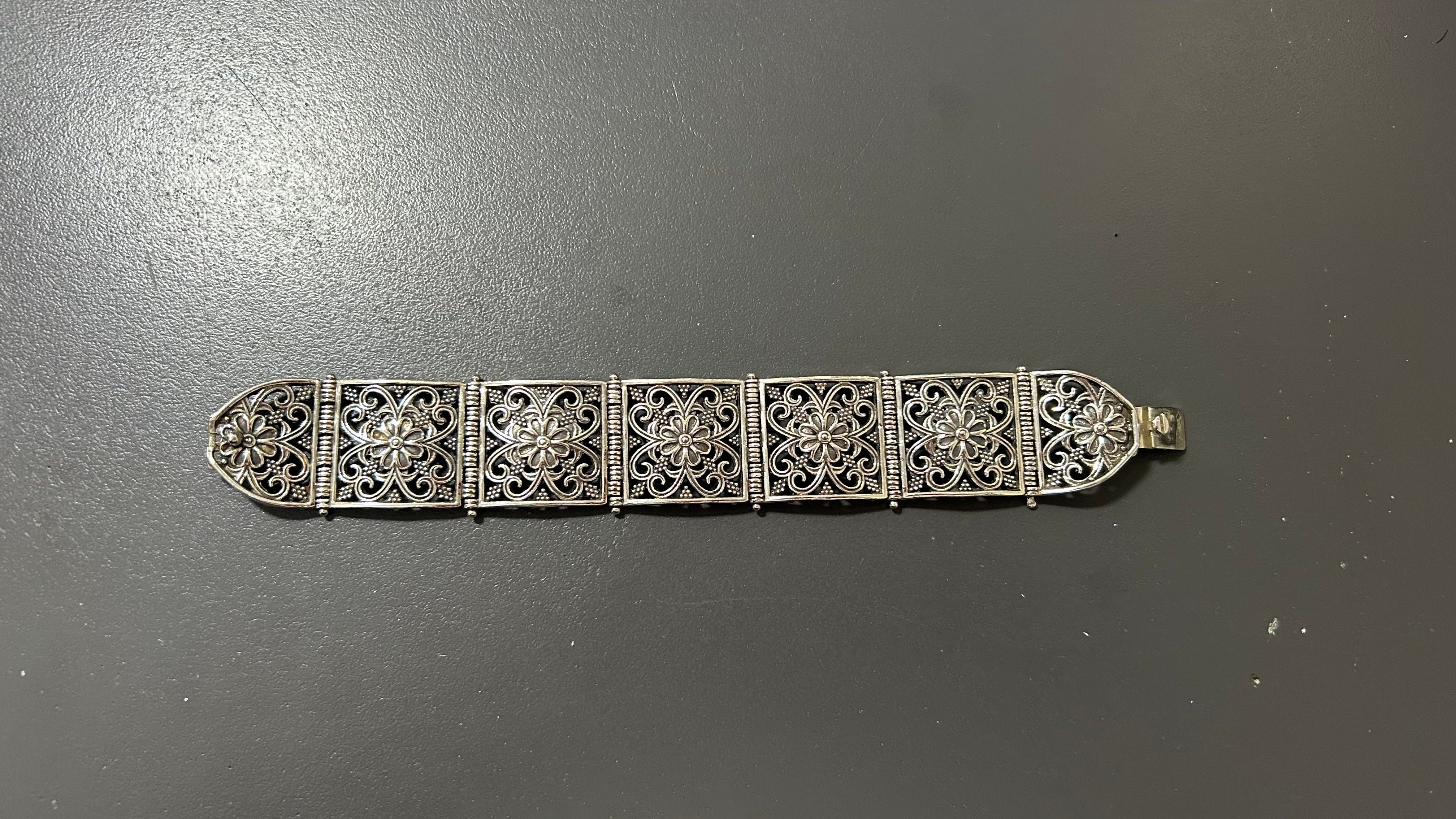 Byzantine Bracelet in Sterling Silver (B-32)