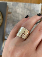 Black Patina Ring in Sterling Silver (DM-53)