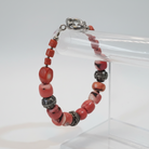 Bracelet in silver 925 with red coral