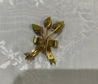 Brooch in 18k gold, Flower brooch