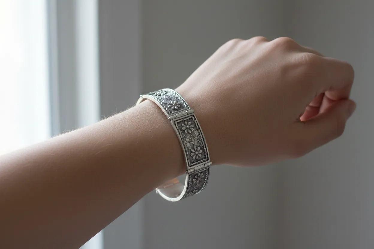 Byzantine Bracelet in Sterling Silver (B-16)