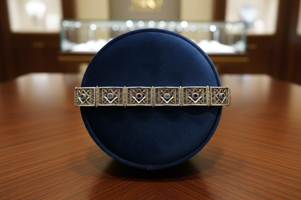 Byzantine Bracelet in Sterling Silver (B-31)