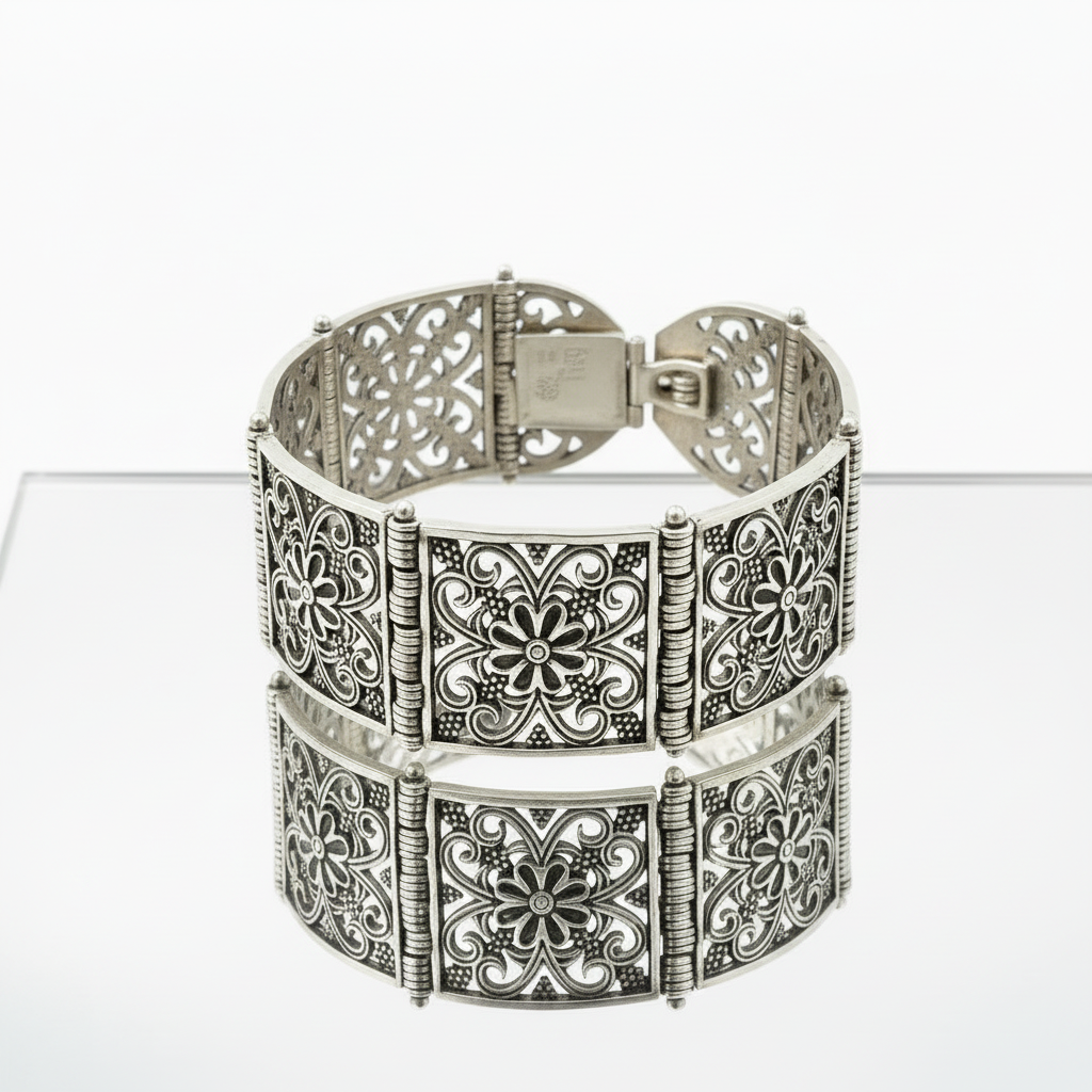 Byzantine Bracelet in Sterling Silver (B-32)