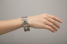 Byzantine Bracelet in Sterling Silver with zircon (B-04)