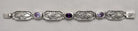 Byzantine Bracelet in Sterling Silver with zircon (B-29)