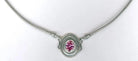 Byzantine Necklace in Sterling Silver with Zircon (PE-51)