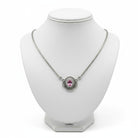 Byzantine Necklace in Sterling Silver with Zircon (PE-51)