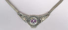 Byzantine Necklace in Sterling Silver with Zircon (PE-52)