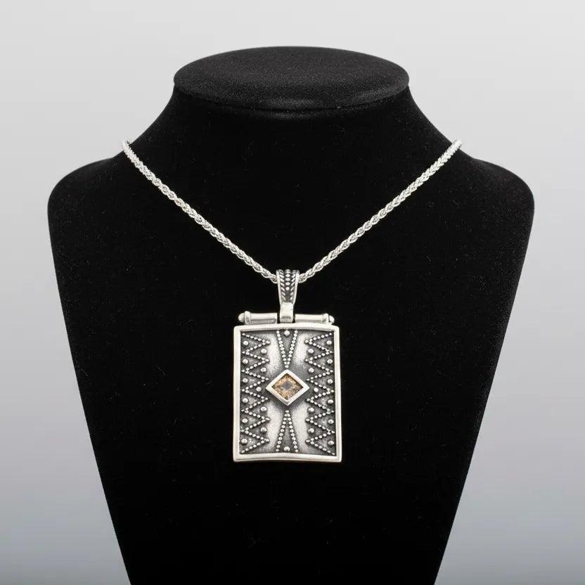 Byzantine pendant in Sterling silver (PE-79)
