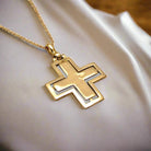 Christening Cross 14k Gold (STX-17)