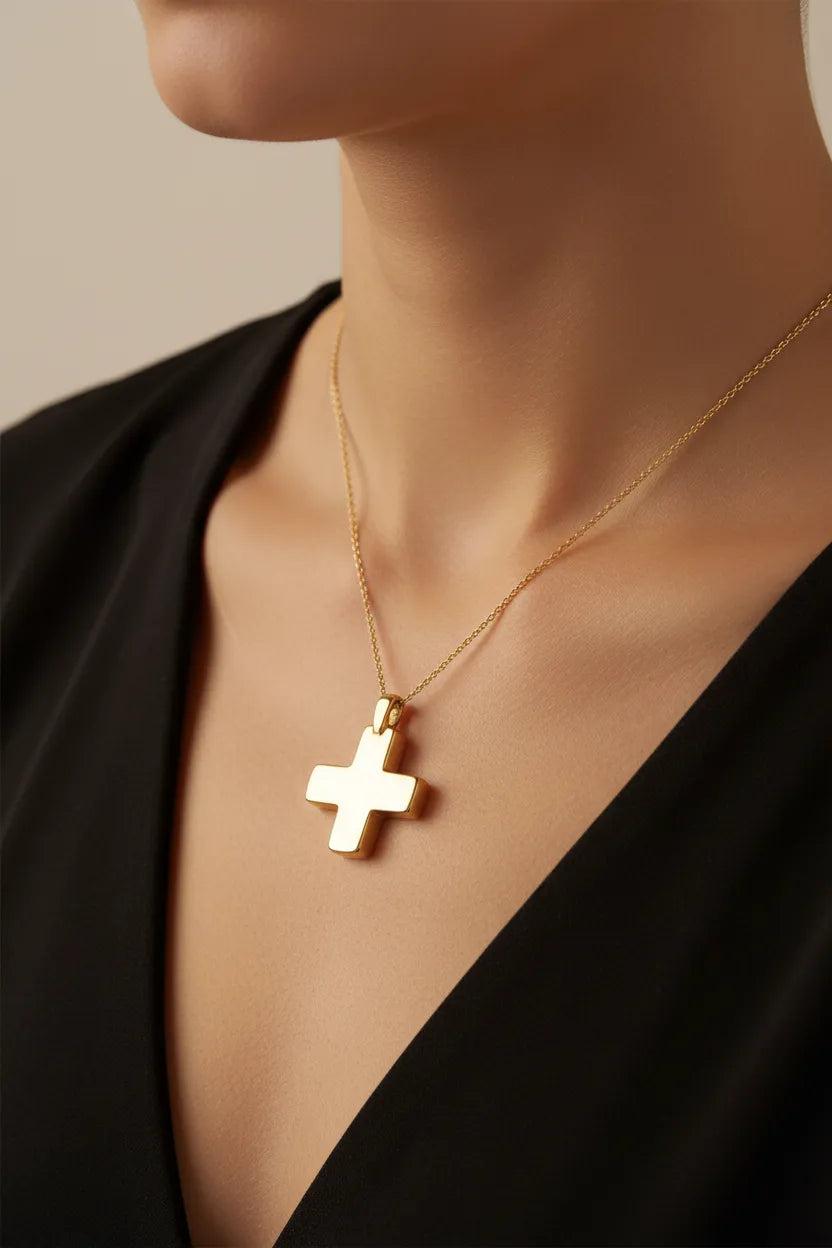 Christening Cross 14k Gold (STX-26)