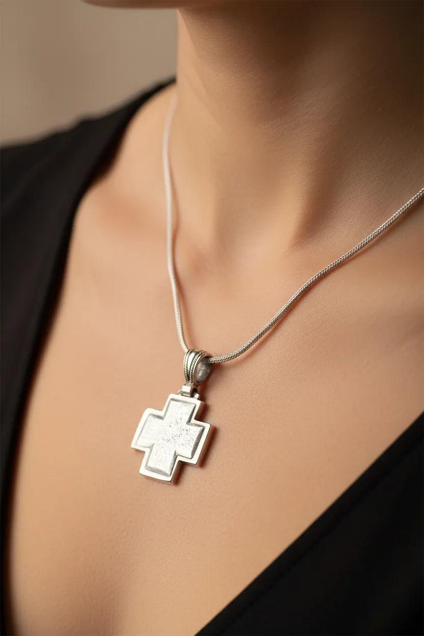 Christening Cross 925 Sterling Silver (STS-06)