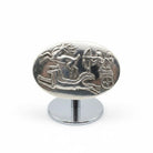 Deer hunting from Mycenae Sterling Silver Brooch (K-80)