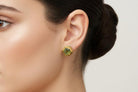 Earrings in 18k gold