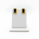 Earrings in 18k gold with Pine Tree Tourmalines