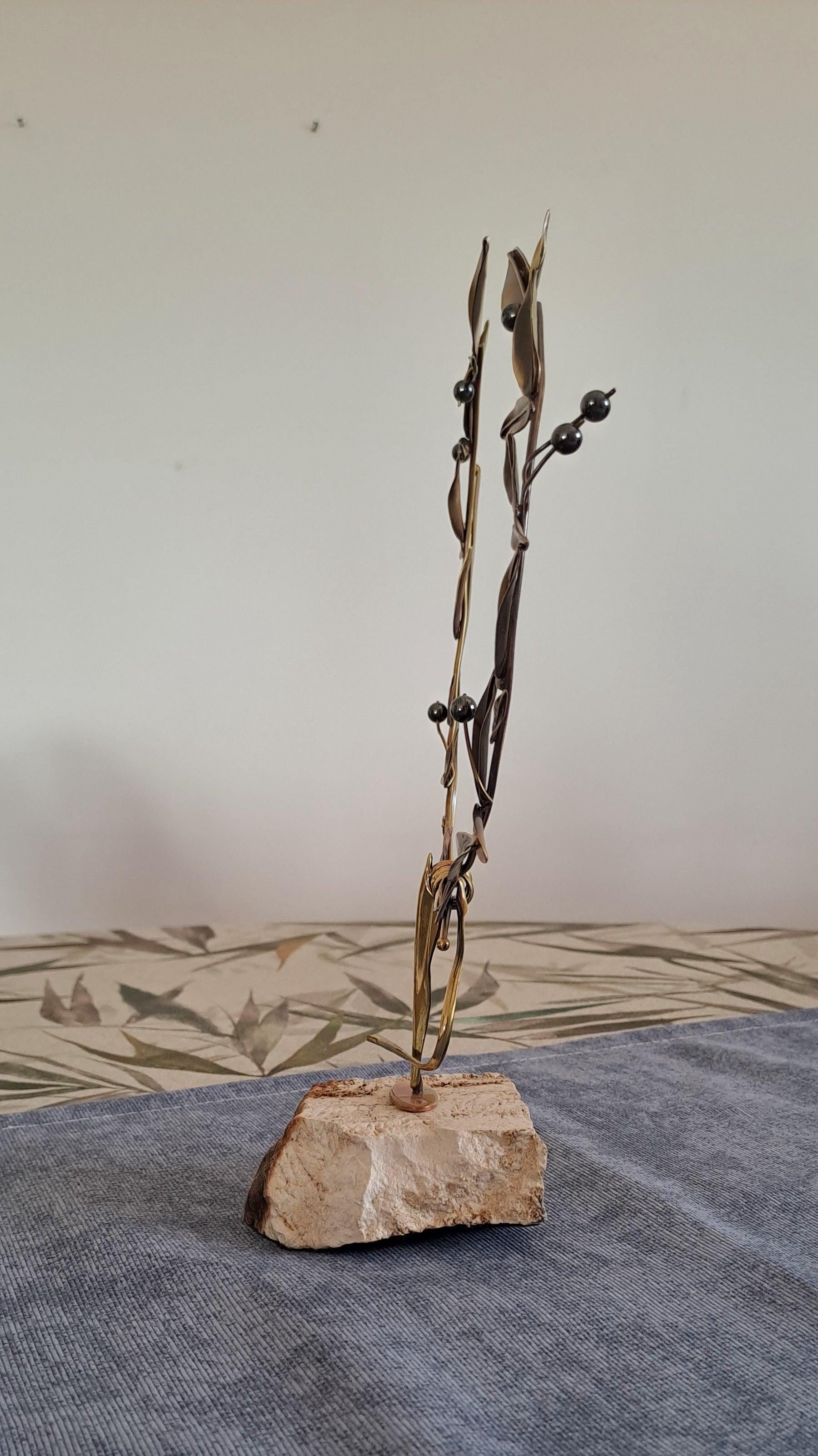 Greek Bronze Olive leaf Wreath (A-73)