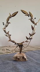 Greek Bronze Olive leaf Wreath (A-73)