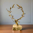 Greek Bronze Olive leaf Wreath (A-73)