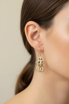 Greek Cycladic Earrings, Greek Earrings, Cycladic Figurine, Lovers Earrings, Gift Earrings, Greek Jewelry (AG-09)