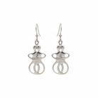Greek Cycladic Earrings, Greek Earrings, Cycladic Figurine, Lovers Earrings, Gift Earrings, Greek Jewelry (AG-09)
